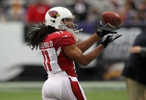 Larry Fitzgerald Struggling To Adjust To Well Thrown Passes