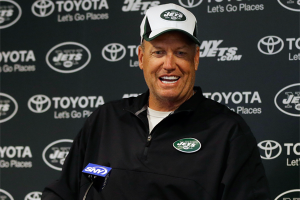 Rex Ryan Unable To Hide Erection During Post Game Press Conference After Upset Of Saints