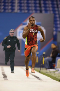 Troubled Prospect Hires Cop to Chase Him During 40 at NFL Combine